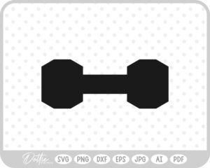 Weights Gym Dumbbell Fitness Weightlifting SVG PNG DXF – Cricut Silhouette Cutting File