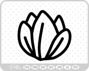 Wildflower Hand Drawn Doodle Sketch Botanical Floral SVG PNG DXF – Cricut Silhouette Cutting File