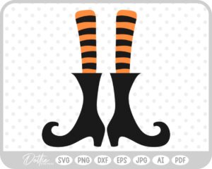 Witch Feet SVG PNG DXF – Cricut Silhouette Cutting File