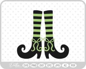 Witch Feet SVG PNG DXF – Cricut Silhouette Cutting File