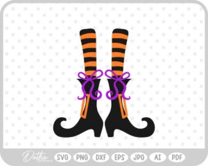 Witch Feet SVG PNG DXF – Cricut Silhouette Cutting File