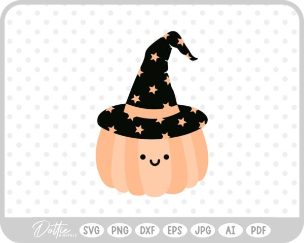 Witch Hat SVG PNG DXF – Cricut Silhouette Cutting File