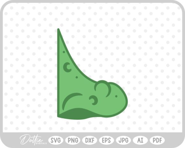 Witch Nose Warts Halloween Green SVG PNG DXF – Cricut Silhouette Cutting File