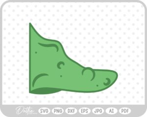 Witch Nose Warts Halloween Green SVG PNG DXF – Cricut Silhouette Cutting File