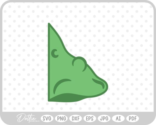 Witch Nose Warts Halloween Green SVG PNG DXF – Cricut Silhouette Cutting File