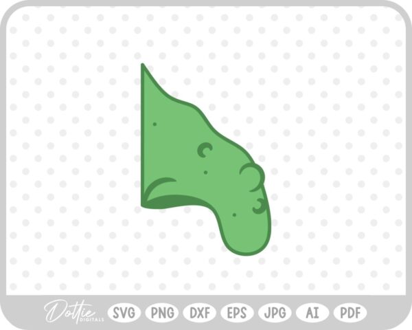 Witch Nose Warts Halloween Green SVG PNG DXF – Cricut Silhouette Cutting File