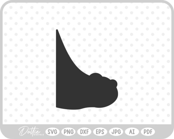 Witch Nose Silhouette Outline Halloween SVG PNG DXF – Cricut Silhouette Cutting File