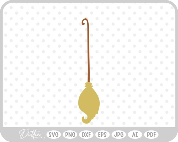 Broom SVG PNG DXF – Cricut Silhouette Cutting File