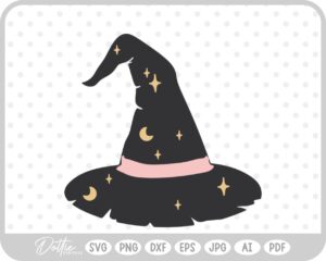 Witchy Halloween SVG PNG DXF – Cricut Silhouette Cutting File