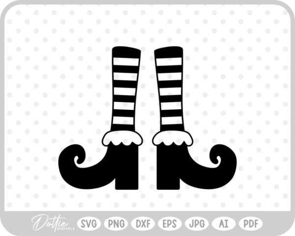 Witchy Halloween SVG PNG DXF – Cricut Silhouette Cutting File