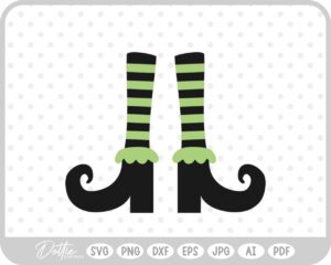 Witchy Halloween SVG PNG DXF – Cricut Silhouette Cutting File