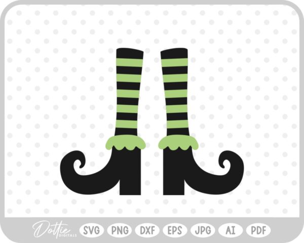 Witchy Halloween SVG PNG DXF – Cricut Silhouette Cutting File