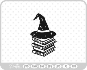 Witchy Halloween SVG PNG DXF – Cricut Silhouette Cutting File