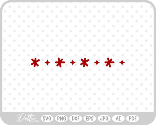 Sparkle Star Under Line SVG PNG DXF – Cricut Silhouette Cutting File