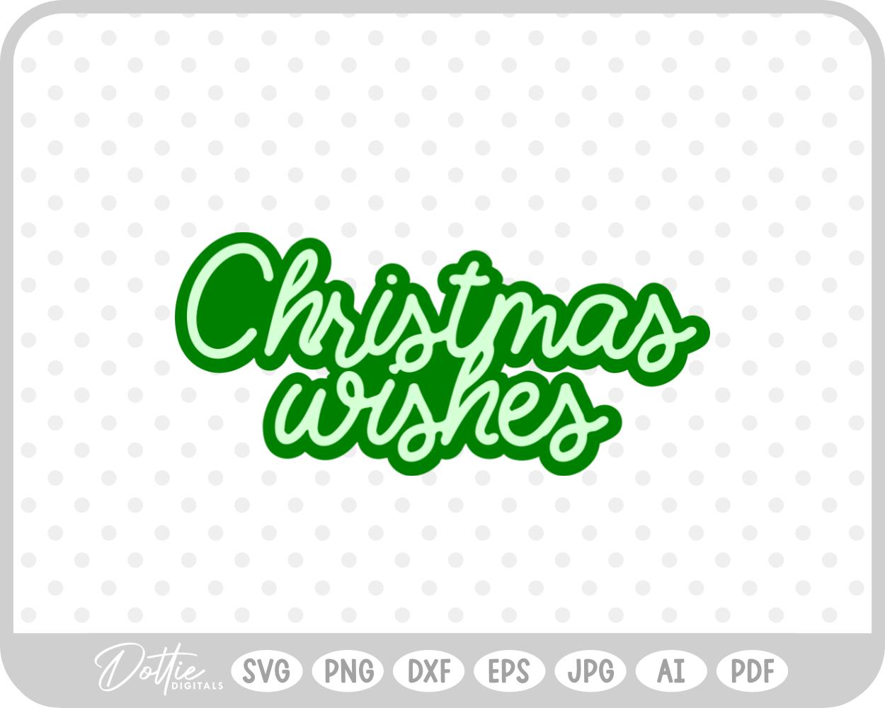 Christmas Quote Script Text SVG PNG DXF – Cricut Silhouette Cutting File
