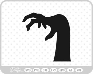 Zombie Hands Halloween   SVG PNG DXF – Cricut Silhouette Cutting File