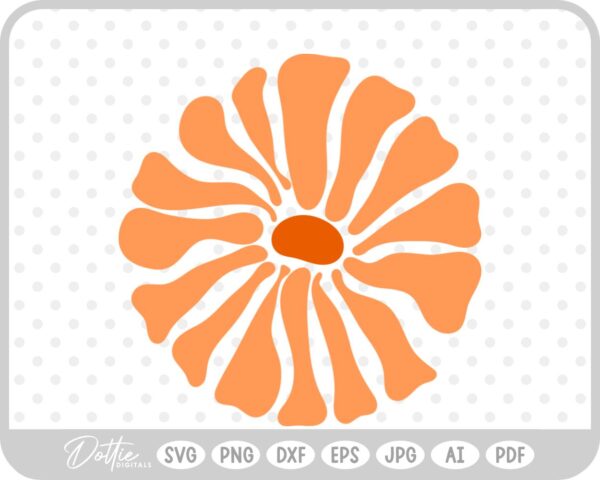 Abstract Flower Pattern SVG PNG DXF – Cricut Silhouette Cutting File