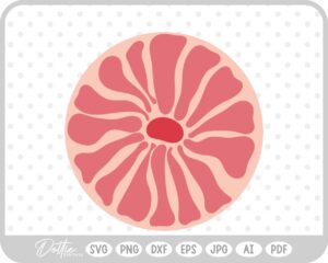 Boho Abstract Botanic Flower SVG PNG DXF – Cricut Silhouette Cutting File