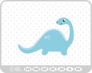 Cute Dino Dinosaur Kids Room SVG PNG DXF – Cricut Silhouette Cutting File