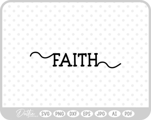 Faith Peace God Jesus Love SVG PNG DXF – Cricut Silhouette Cutting File