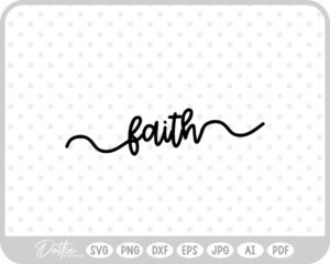 Faith Peace God Jesus Love SVG PNG DXF – Cricut Silhouette Cutting File