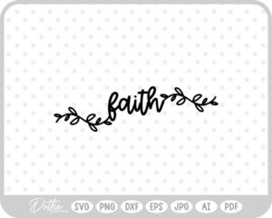 Faith Peace God Jesus Love SVG PNG DXF – Cricut Silhouette Cutting File