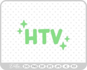 HTV Word SVG PNG DXF – Cricut Silhouette Cutting File