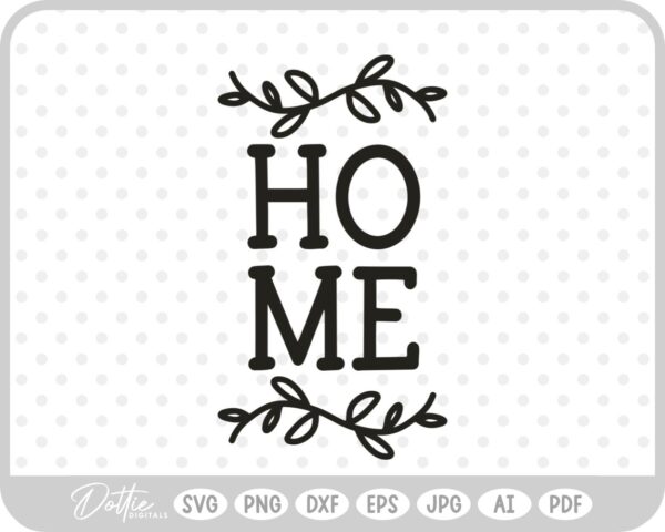 Home Welcome Sign Family SVG PNG DXF – Cricut Silhouette Cutting File