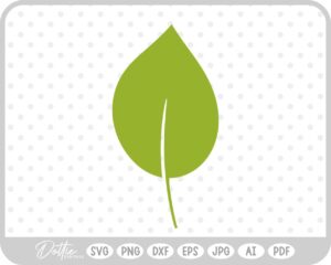 Fall Leaf Leaves Maple Vine SVG PNG DXF – Cricut Silhouette Cutting File