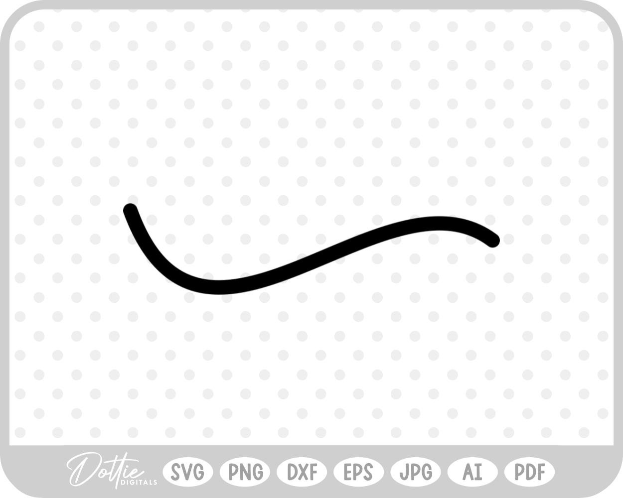 Black Hand Drawn Doodle Line SVG PNG DXF – Cricut Silhouette Cutting File