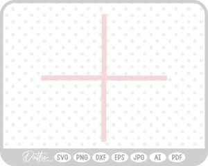 Cross Plus Addition Sign SVG PNG DXF – Cricut Silhouette Cutting File