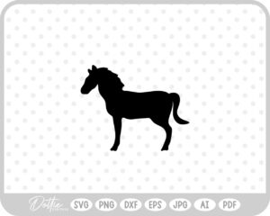 Horse SVG PNG DXF – Cricut Silhouette Cutting File