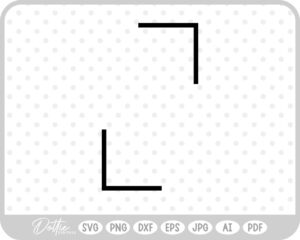 Rectangle Border Geometric SVG PNG DXF – Cricut Silhouette Cutting File