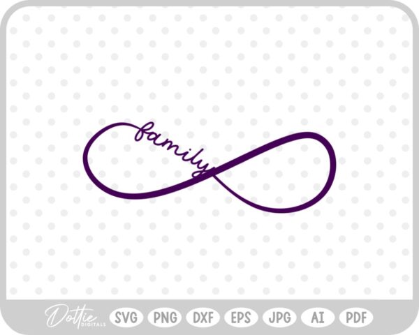 Family Forever Sign Love SVG PNG DXF – Cricut Silhouette Cutting File