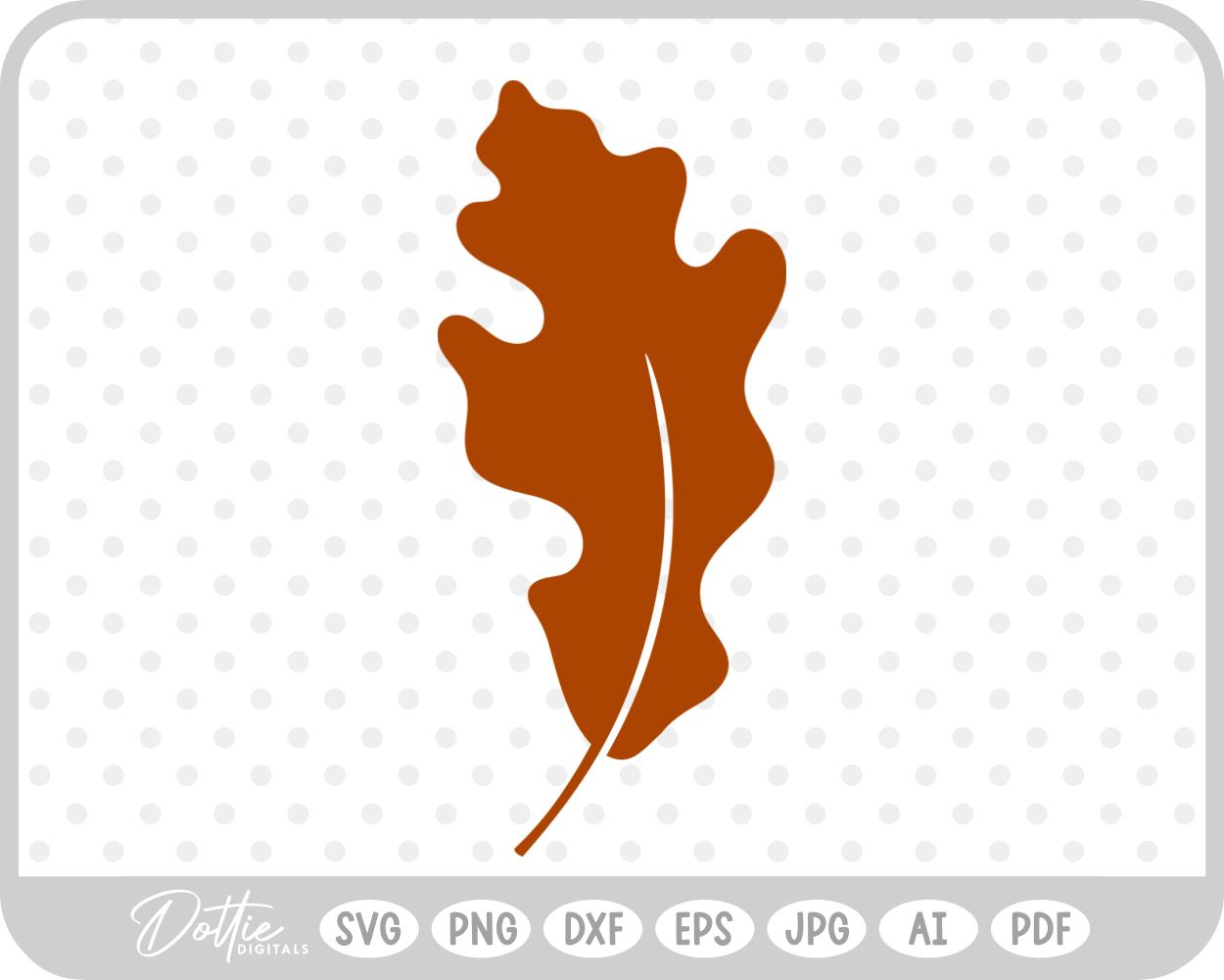 Fall Leaf Leaves Maple Vine SVG PNG DXF – Cricut Silhouette Cutting File