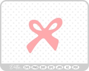 Bow SVG PNG DXF – Cricut Silhouette Cutting File