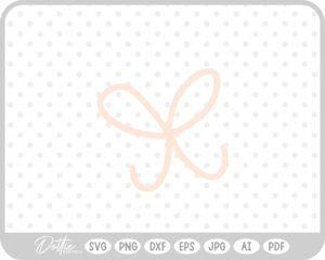 Thin Bow SVG PNG DXF – Cricut Silhouette Cutting File